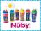 Nuby Bidon pstryczek termo 330 ml KOLORY