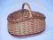Wiklinowy kosz na zakupy-koszyk na grzyby-piknik