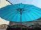 PARASOLE PARASOL OGRODOWY ORIENTALNY 2,5M BŁĘKITNY