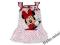 1661 * sukienka DISNEY MINNIE MOUSE LATO rozm.128