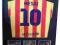 Oprawiona koszulka FC Barcelona z autografem Messi