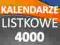 Kalendarzyki listkowe 4000 szt + DARMOWA WYSYŁKA