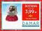 KARTKI 3D FIREPLACE SANTA SNOW GLOBE  [NOWA] PROMO