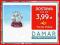 KARTKI 3D CHRISTMAS IN THE COUNTRY SNOW GLOBE  [NO