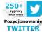 250+ SYGNAŁY SOCIAL MEDIA* pozycjonowanie TWITTER*