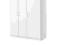 20IKEA szafa 3 drzwiowa 140x51x181 cm DOMBAS biała