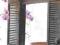 Lustro LANDHAUS shabby chic z okiennicami