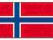 Norwegia, FLAGA NORWEGII 90 x 150 - Nowa, FV