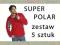 SUPER zestaw 5 sztuk POLAR MĘSKI dwukolorowy HAFT