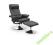 FOTEL ROZKŁADANY DAYTON ECO SKÓRA CZARNY//