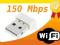 BIAŁA Bezprzewodowa Karta Sieciowa Wifi USB Nano N