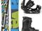 Zestaw Snowboard Raven RVN BLACK 161cm Wide 2014