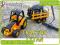 ŻÓŁTY TRAKTOR  TYTAN z przyczepą + hak+ deski