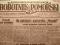 ROBOTNIK POMORSKI  gazeta 23.08.1945r. TORUŃ