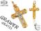 Krzyżyk złoto pr. 585 Chrzest darmowy grawer
