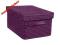 KOSZYKI KOSZE KOSZ PLECIONY VIOLET Z POKRYWĄ 48866