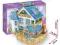 Puzzle 3D Domek dla lalek Rural Villa + LED 132 el