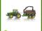 SIKU Traktor z Przyczepą Leśną
