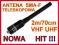 ANTENA SMA-F TELESKOPOWA 2m/70cm VHF UHF NOWA