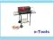 Grill Ogrodowy na Kółkach z Rusztem 11327 Grill Ogrodowy na Kółkach z Rusztem 11327