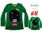 H&amp;M BLUZKI DLA CHŁOPCA welurowy NADRUK 6szt