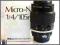 MICRO NIKKOR105/4 AI.Wysyłka 24h.JAK NOWY. MICRO NIKKOR105/4 AI.Wysyłka 24h.JAK NOWY.