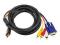 HD29 KABEL HDMI - VGA   3RCA 1,8M GOLD