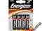 Baterie alkaiczne LR6 AA (paluszki) 4szt  ENERGIZE