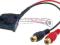 AUX Line IN adapter VW, Audi MFD2.18pin - 2xRCA