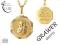 Medalik Matka Boska darmowy grawer złoto 333