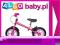 Rowerek biegowy 12 cali RÓŻOWY sun baby