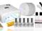 ZESTAW DO MANICURE HYBRYDOWY LAKIER UV USA LAMPA
