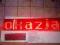 Wyświetlacz diodowy,reklama,panel LED K4 (130X25)