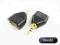 rozgałęziacz mini jack / 2x gn mini jack gold