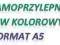 Zeszyt papierów kolorowych samoprzylepnych A5