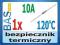 Bezpiecznik termiczny _ 10A _ 250V _ 120C