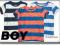 NEXT JESIEŃ T-SHIRT SHORT ORANGE/BLUE/NAVY 3-6 M