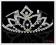 Diadem tiara korona opaska cyrkonie ślub 64