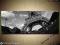 Obrazy panoramiczne Paryż Wieża 100x40cm Panorama