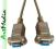 kabel NULL-MODEM DB9 RS232 skrosowany 1,5 m