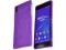 Fiolet elastyczne etui gel Sony Xperia Z2 L50W +fo