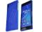 Blue elastyczne etui gel Sony Xperia Z2 L50W +fo