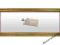 Stylowe Lustro w Złotej Ramie Vintage 40x120 cm
