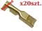 Konektor Żeński Nieizol Zaczep 2,8mm op.20szt J2,8