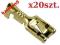 Konektor Żeński Nieizol Zaczep 4,8mm op.20szt J4,8