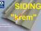 SIDING krem panele boazeria elewacja PCV Boryszew