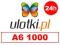 Ulotki A6 1000 szt kreda błysk 135g w 24h