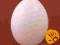 Jajko plastikowe do zdobienia - 60mm