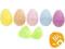 Plastikowe jajka pastelowe - zestaw 12 szt.