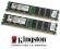 1GB DUAL DDR KINGSTON 2x512MB PC-3200 SKLEP / GWAR